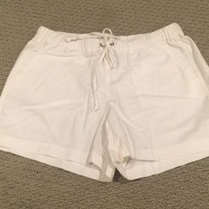 J crew linen shorts